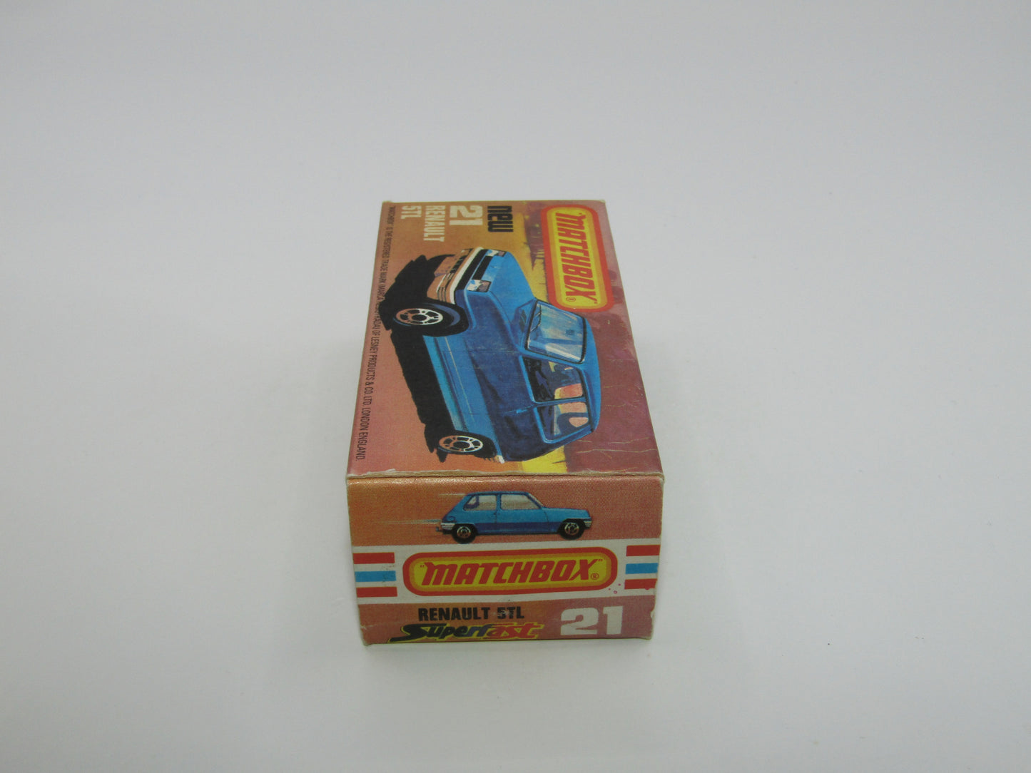 Matchbox Superfast No 21C Renault 5TL Le Car Amber Win Gloss Black Base