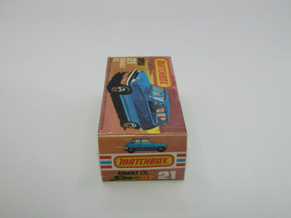 Matchbox Superfast No 21C Renault 5TL Le Car Amber Win Gloss Black Base