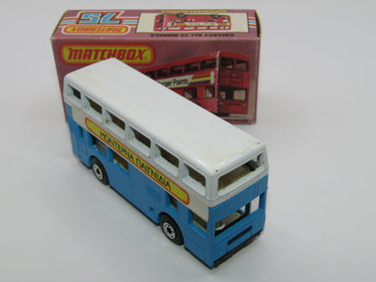 Matchbox Superfast No 17C London Bus, Blue & White. Matchbox No 1, Greek Bus