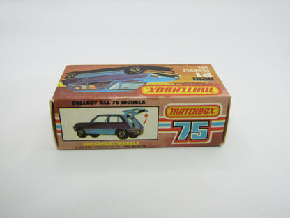 Matchbox Superfast No 21C Renault 5TL Le Car Amber Win GREY-BROWN Base