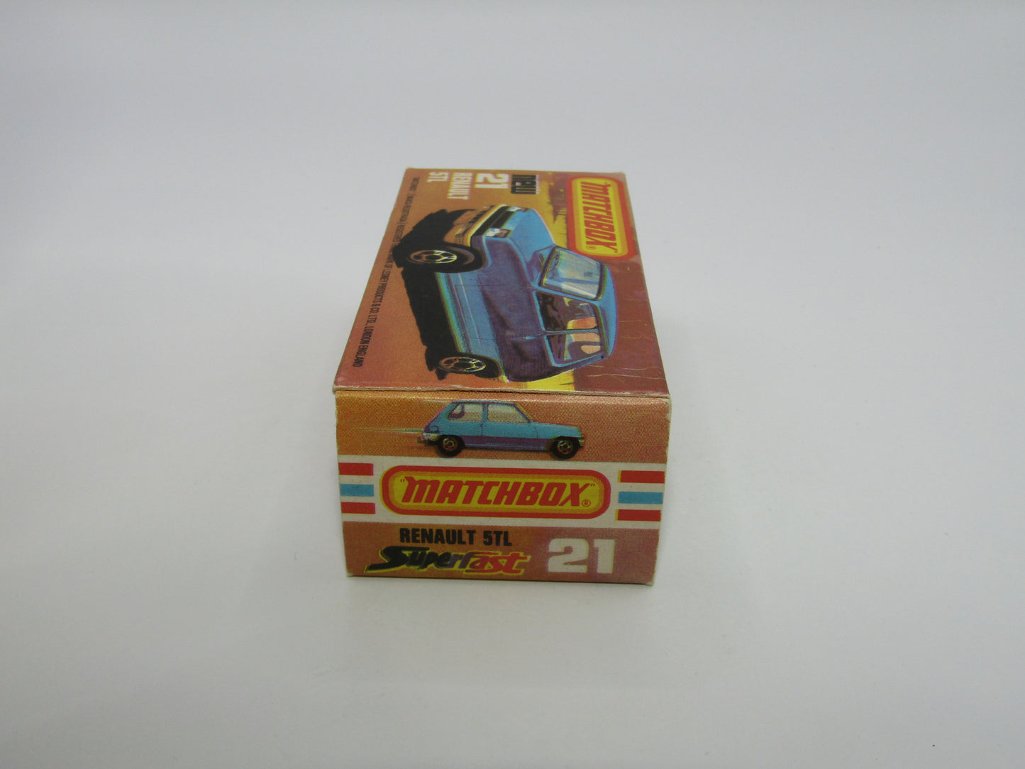 Matchbox Superfast No 21C Renault 5TL Le Car Amber Win GREY-BROWN Base