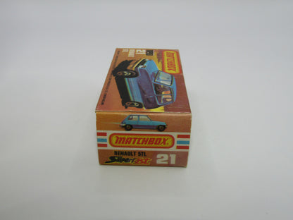 Matchbox Superfast No 21C Renault 5TL Le Car Amber Win GREY-BROWN Base