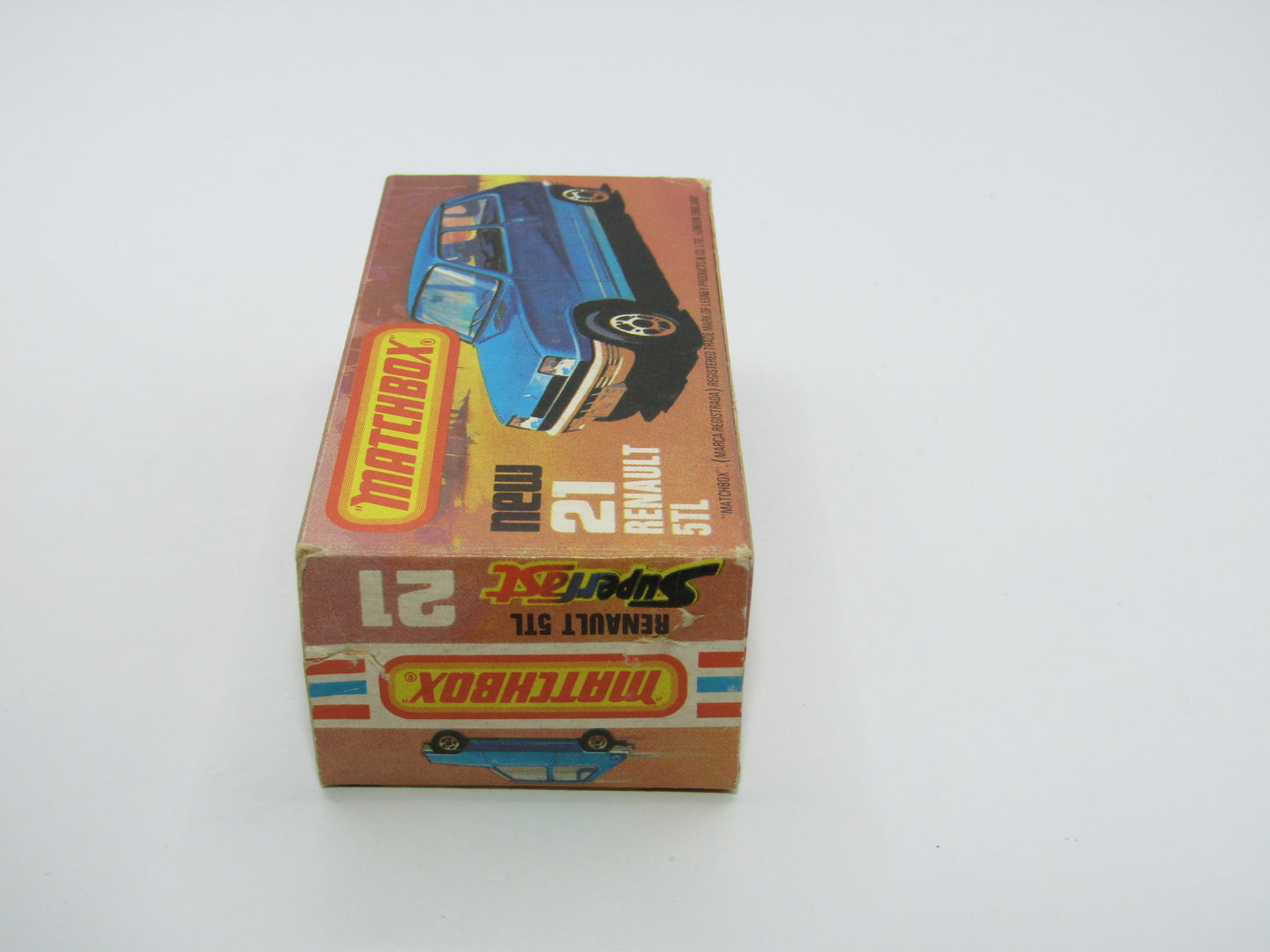 Matchbox Superfast No 21C Renault 5TL Le Car FLAT GREY Base