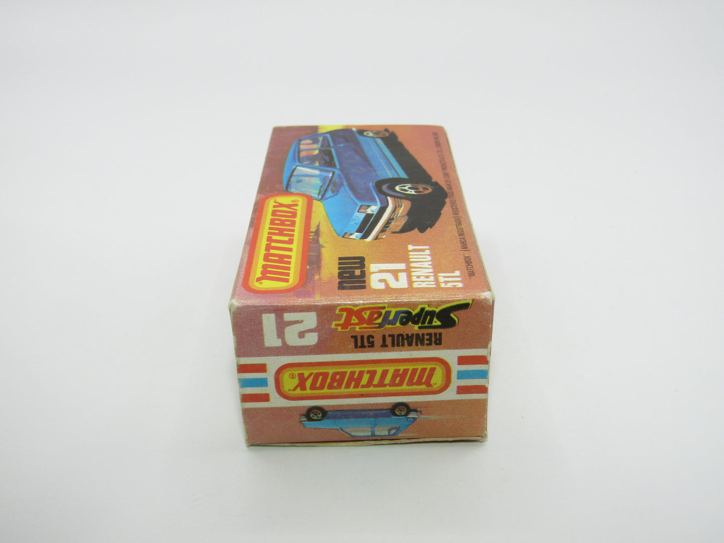 Matchbox Superfast No 21C Renault 5TL Le Car METALLIC CHARCOAL Base