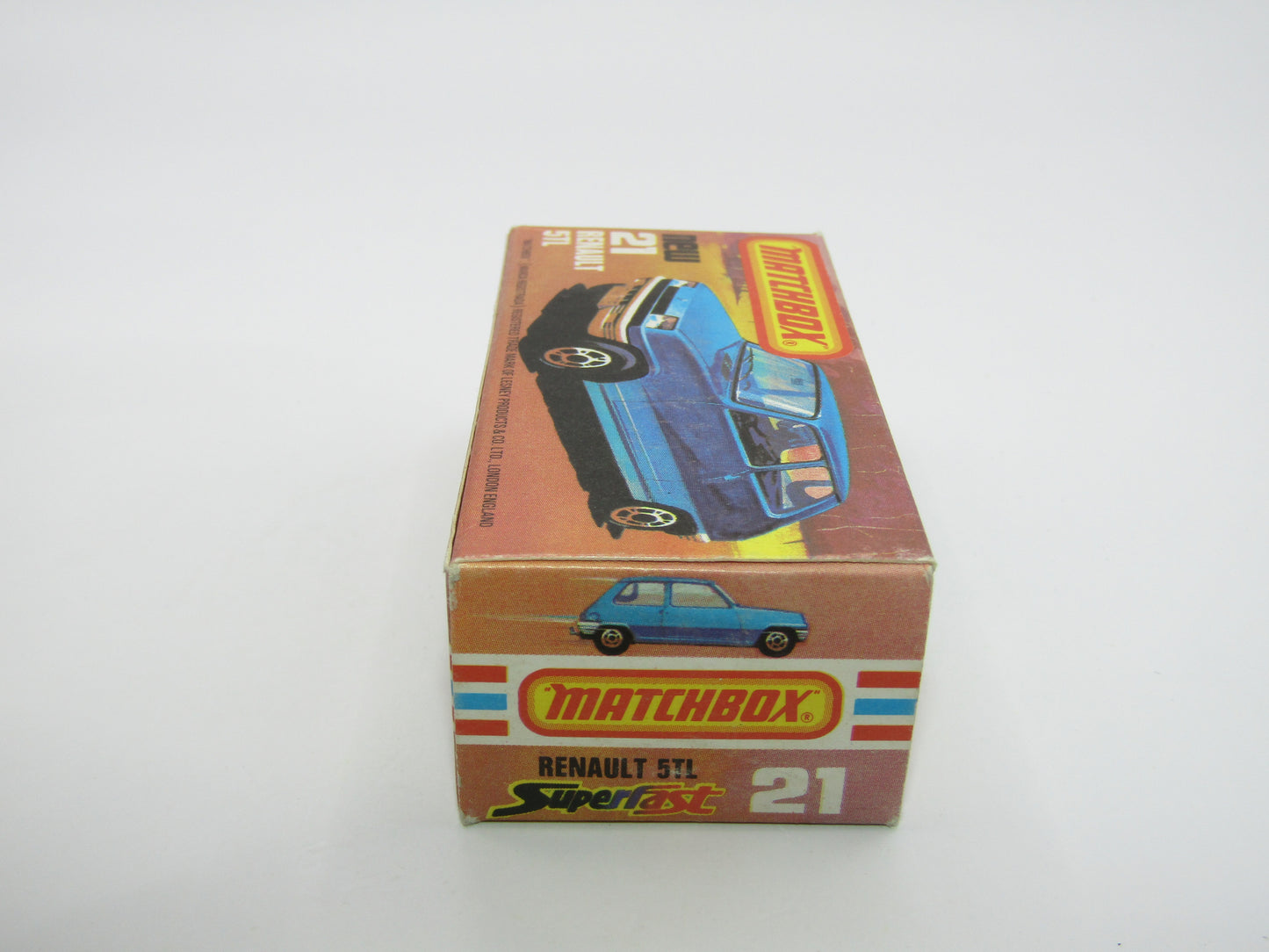 Matchbox Superfast No 21C Renault 5TL Le Car METALLIC CHARCOAL Base