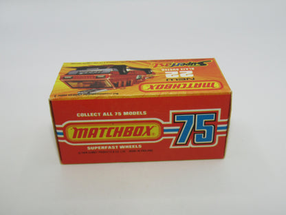 Matchbox Superfast No 22C Blaze Buster Chrome Interior 4 SPOKE Wheels