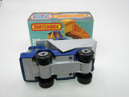 Matchbox Superfast No 23B Atlas Dump Truck Blue SILVER Dumper