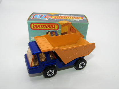 Matchbox Superfast No 23B Atlas Dump Truck Amber Win CHROME Interior