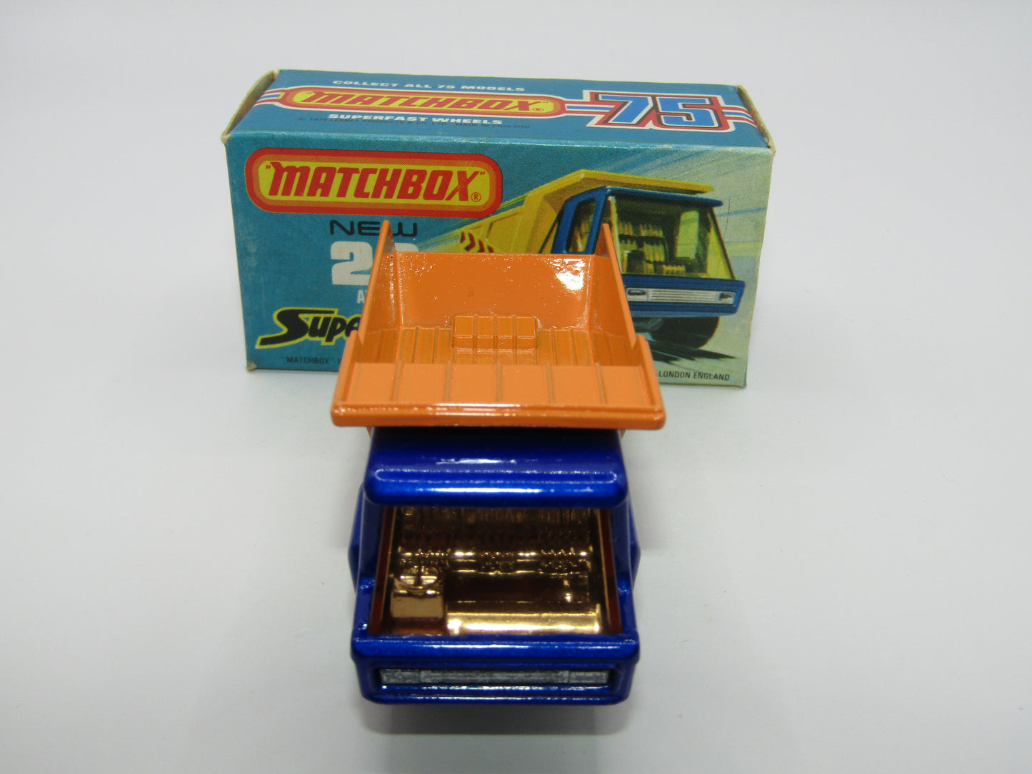 Matchbox Superfast No 23B Atlas Dump Truck Spiro Wheels & Labels