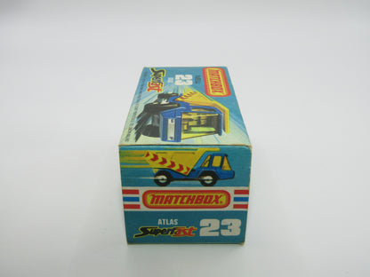 Matchbox Superfast No 23B Atlas Dump Truck Spiro Wheels & Labels