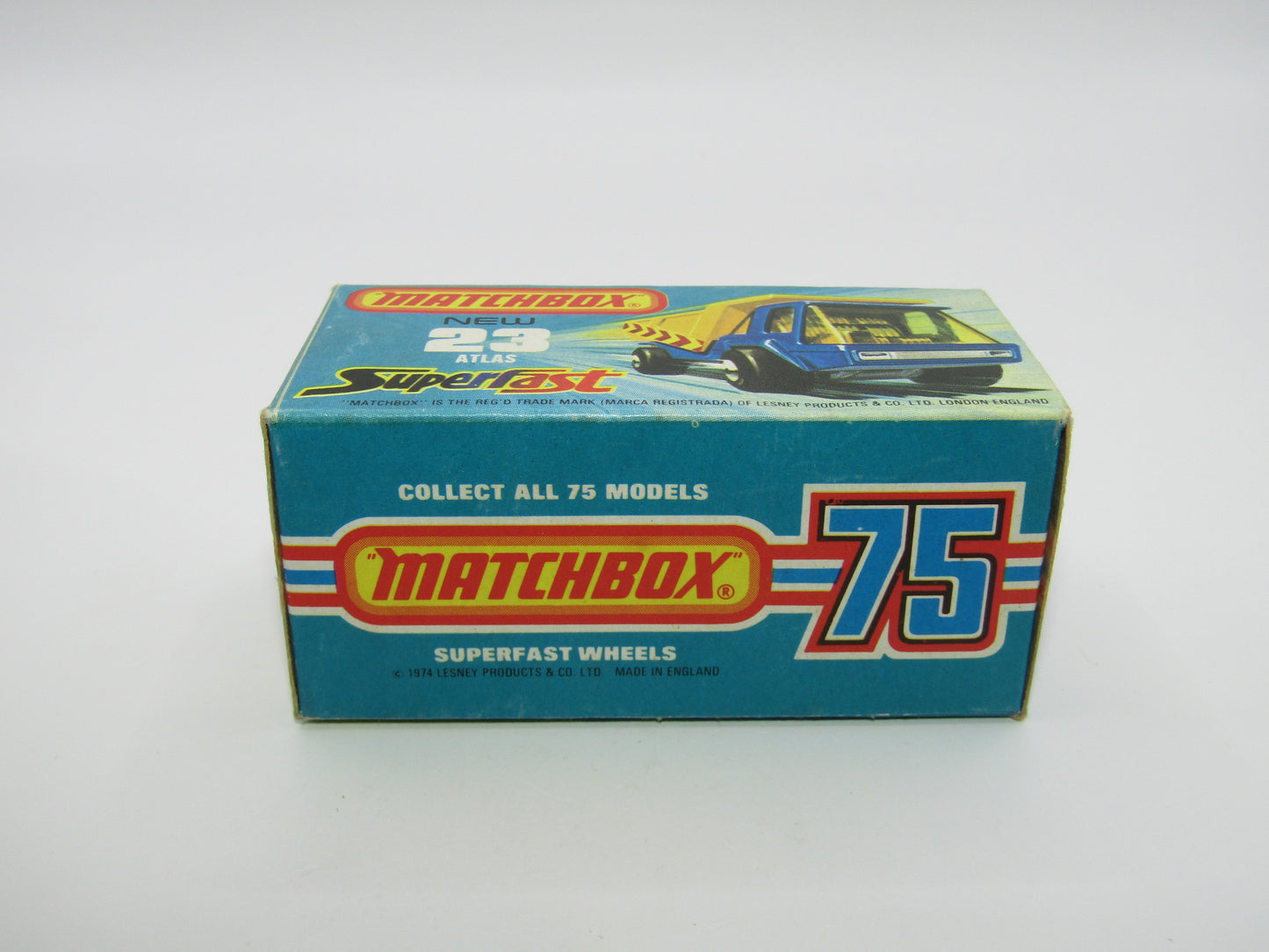 Matchbox Superfast No 23B Atlas Dump Truck Spiro Wheels & Labels