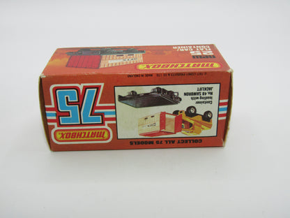 Matchbox Superfast No 25C Flat Car Container NYK CARAMEL Container