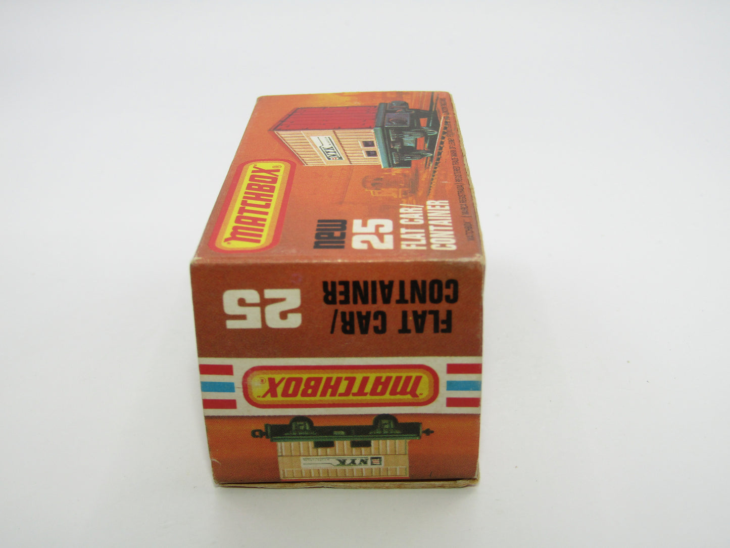 Matchbox Superfast No 25C Flat Car Container LIGHT BLUE Possible Trial