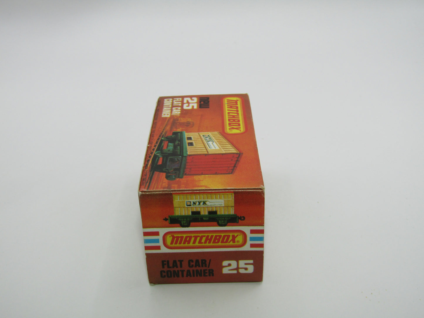 Matchbox Superfast No 25C Flat Car Container DARK BLUE - Sealand