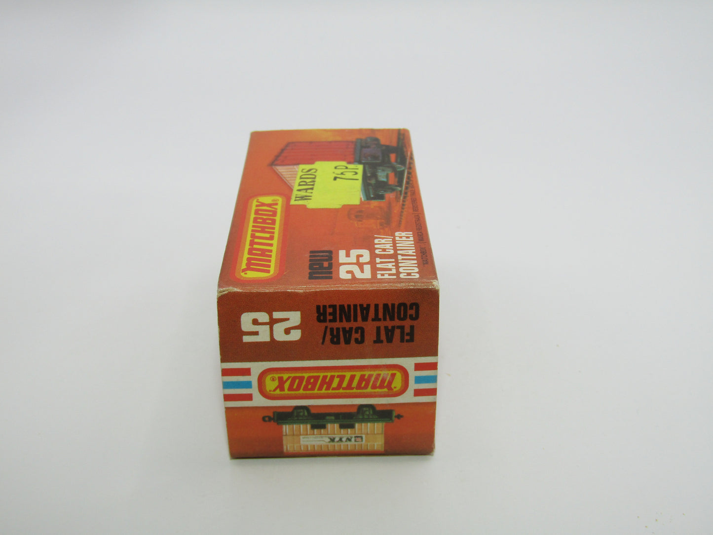 Matchbox Superfast No 25C Flat Car Container CHOCOLATE NYK