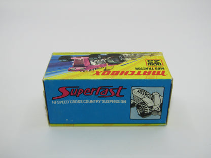 Matchbox Superfast No 25B Mod Tractor Red, 5 CROWN Front Wheels