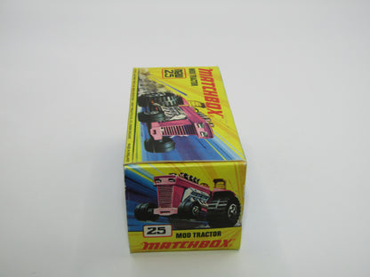 Matchbox Superfast No 25B Mod Tractor Red, 5 CROWN Front Wheels