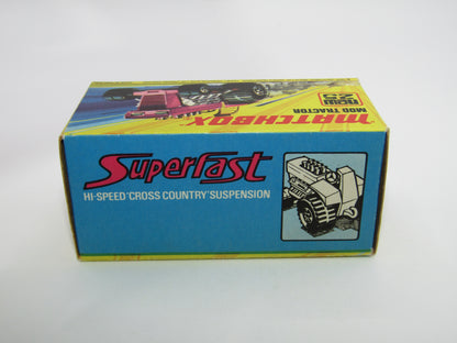 Matchbox Superfast No 25B Mod Tractor Red, 5 SPOKE Front Wheels