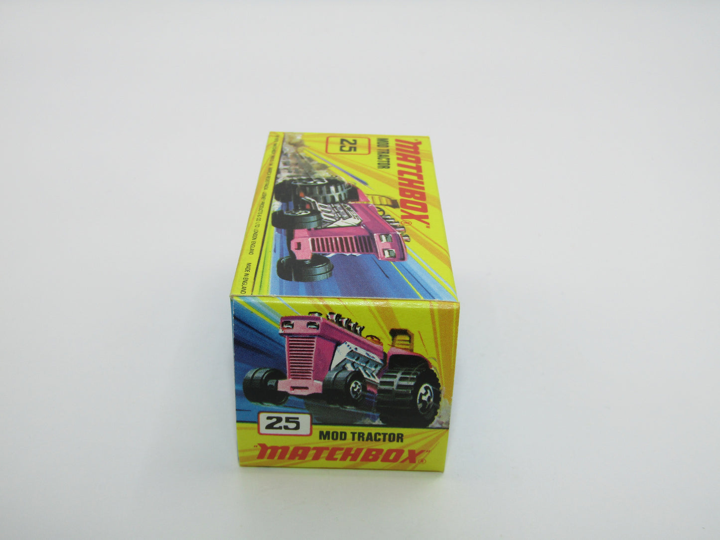 Matchbox Superfast No 25B Mod Tractor Purple MC Wheels UNPAINTED Base