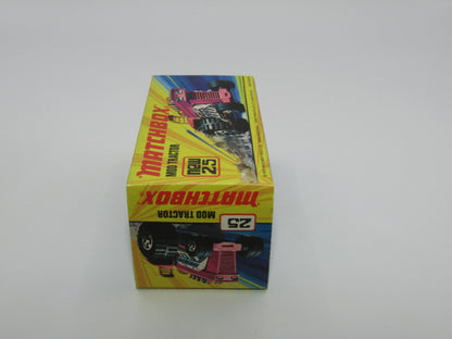 Matchbox Superfast No 25B Mod Tractor Purple RED Seat MC Wheels