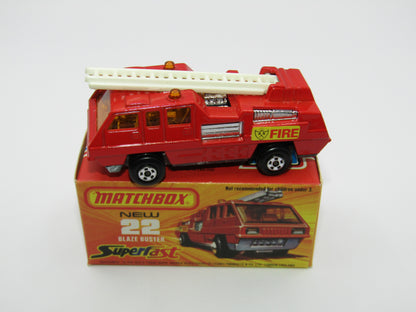 Matchbox Superfast No 22C Blaze Buster WHITE Ladder, Unpainted Base