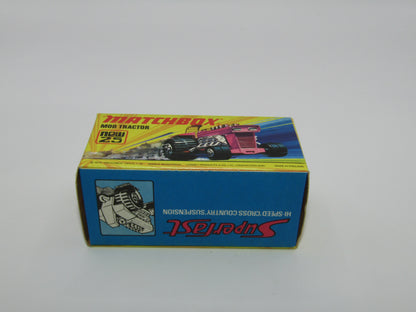 Matchbox Superfast No 25B Mod Tractor Purple RED Seat MC Wheels