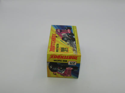 Matchbox Superfast No 25B Mod Tractor Purple RED Seat MC Wheels