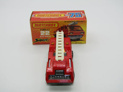 Matchbox Superfast No 22C Blaze Buster WHITE Ladder, Unpainted Base
