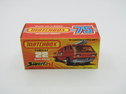 Matchbox Superfast No 22C Blaze Buster WHITE Ladder, Unpainted Base