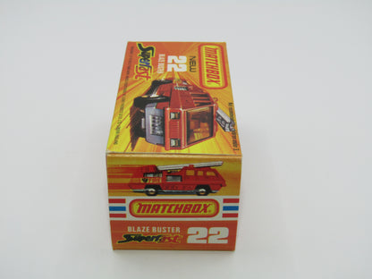 Matchbox Superfast No 22C Blaze Buster WHITE Ladder, Unpainted Base