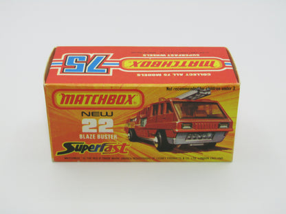 Matchbox Superfast No 22C Blaze Buster BLACK Ladder, Unpainted Base