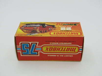 Matchbox Superfast No 22C Blaze Buster BLACK Ladder, Unpainted Base