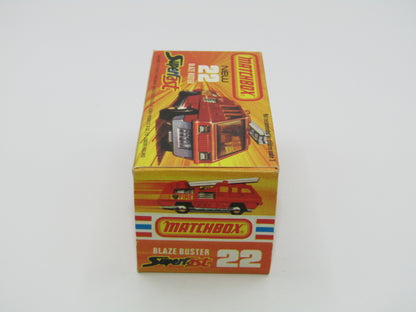 Matchbox Superfast No 22C Blaze Buster BLACK Ladder, Unpainted Base