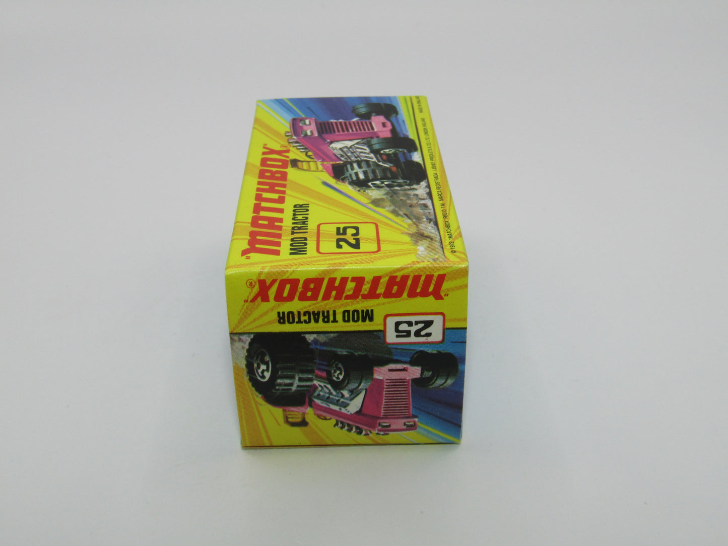 Matchbox Superfast No 25B Mod Tractor Light Purple MC Wheels