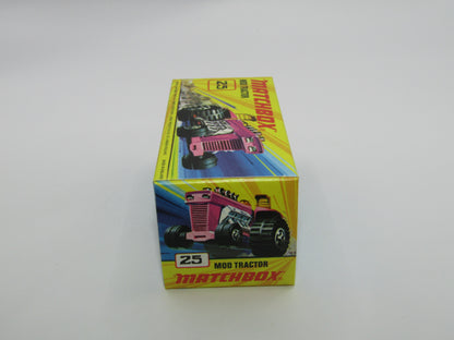 Matchbox Superfast No 25B Mod Tractor Light Purple MC Wheels