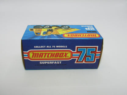 Matchbox Superfast No 26C Site Dumper METALLIC BROWN Base