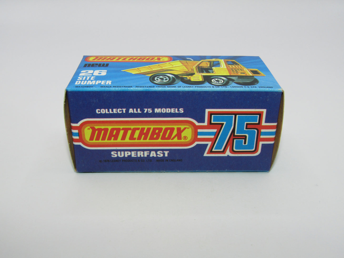 Matchbox Superfast No 26C Site Dumper METALLIC BROWN Base