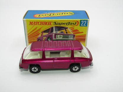 Matchbox Superfast No 22B Freeman Intercity Commuter Light Purple, Unpainted Base