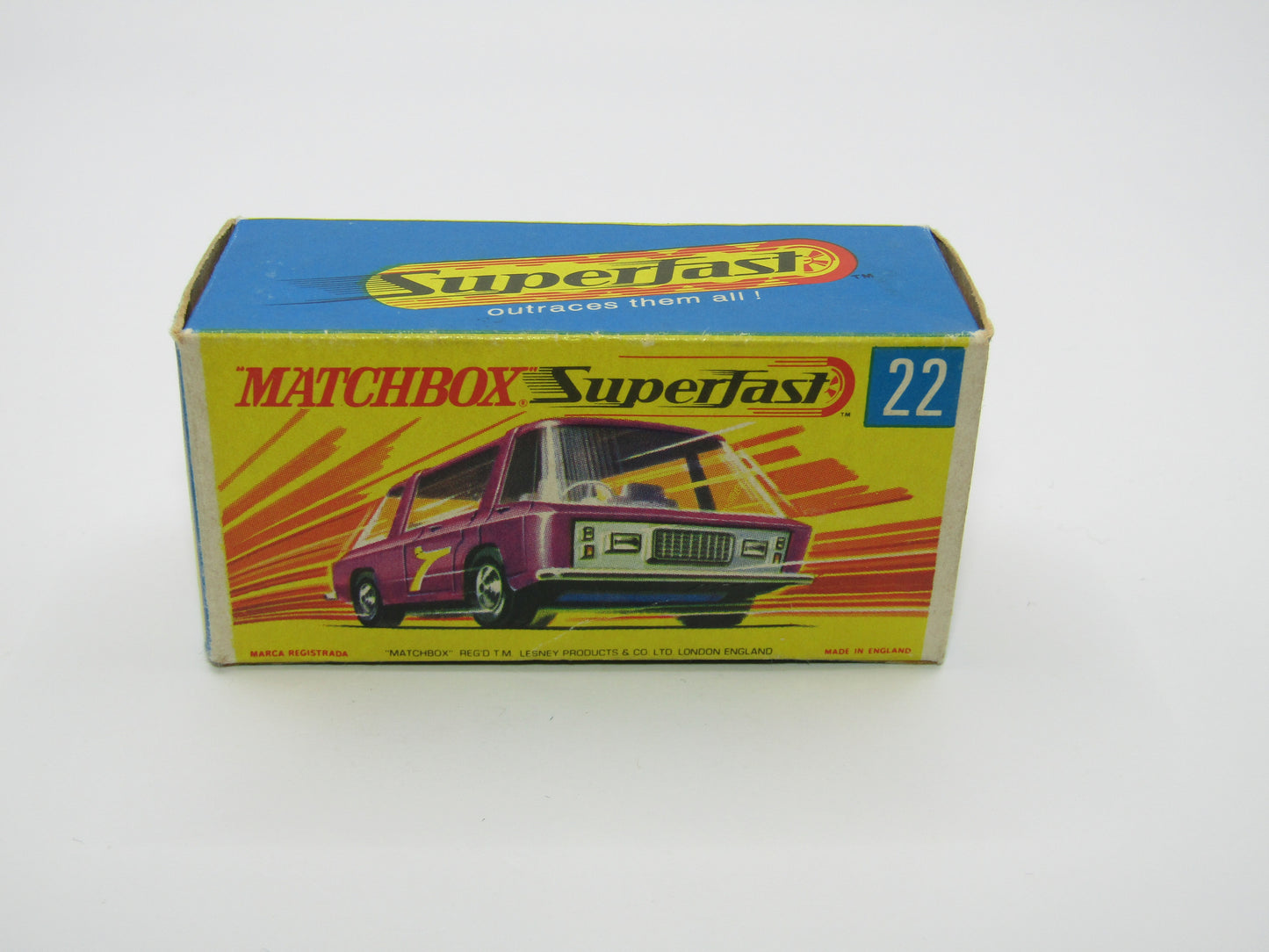 Matchbox Superfast No 22B Freeman Intercity Commuter Light Purple, Unpainted Base