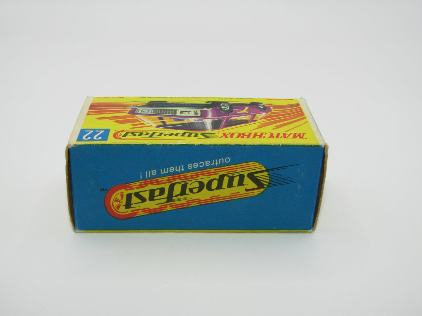 Matchbox Superfast No 22B Freeman Intercity Commuter Light Purple, Unpainted Base