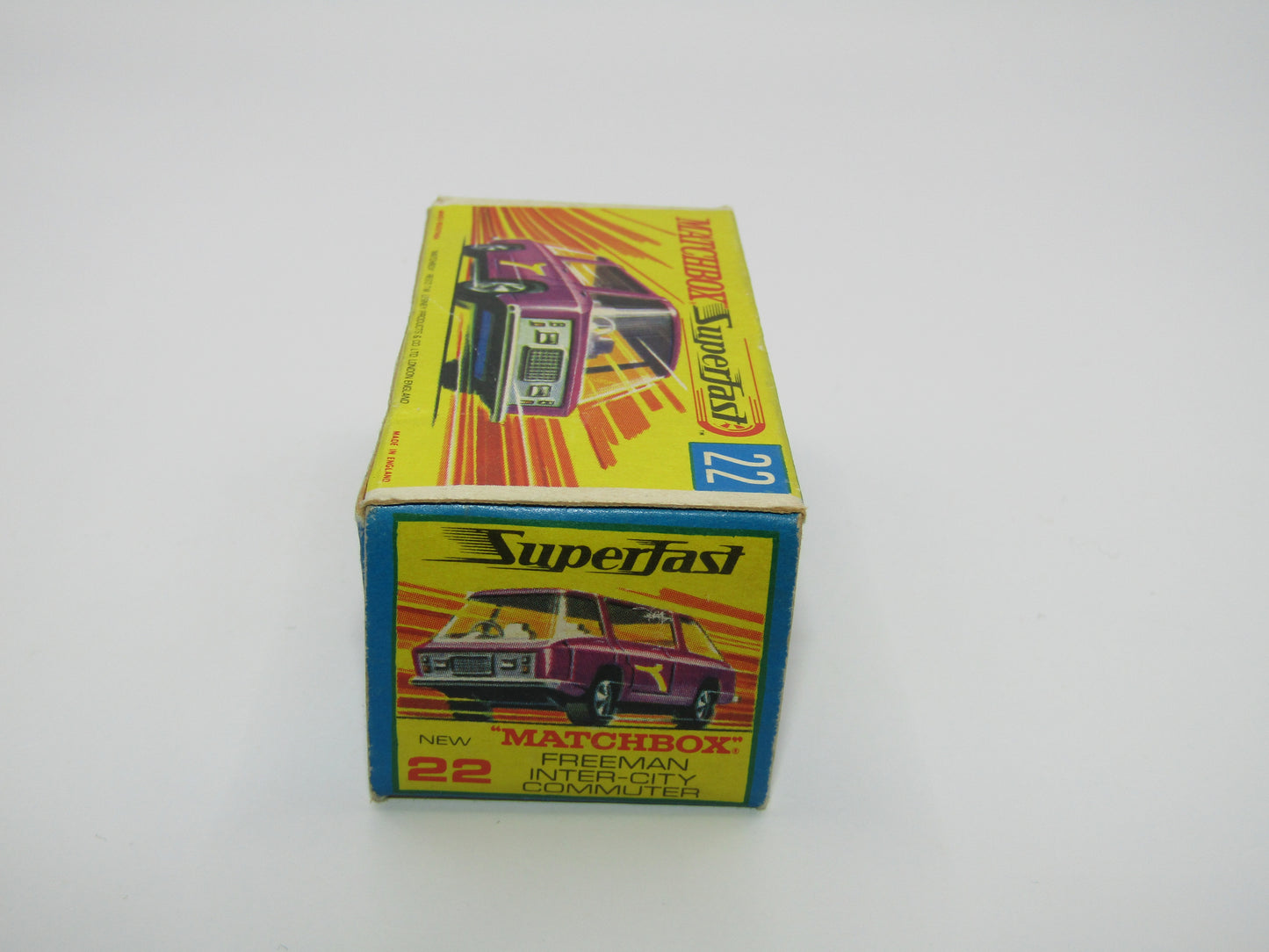 Matchbox Superfast No 22B Freeman Intercity Commuter Light Purple, Unpainted Base