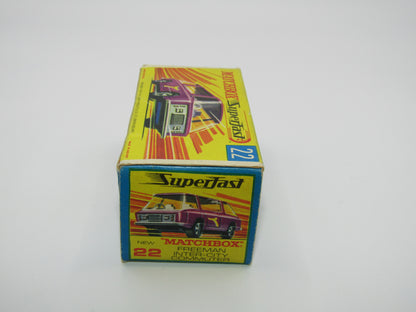Matchbox Superfast No 22B Freeman Intercity Commuter Light Purple, Unpainted Base
