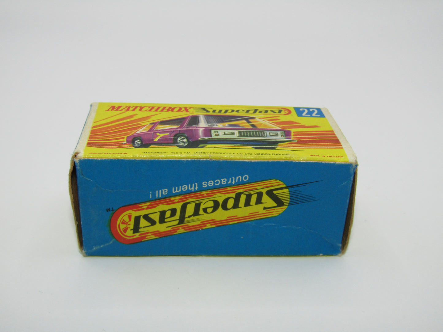 Matchbox Superfast No 22B Freeman Intercity Commuter Light Purple, Unpainted Base