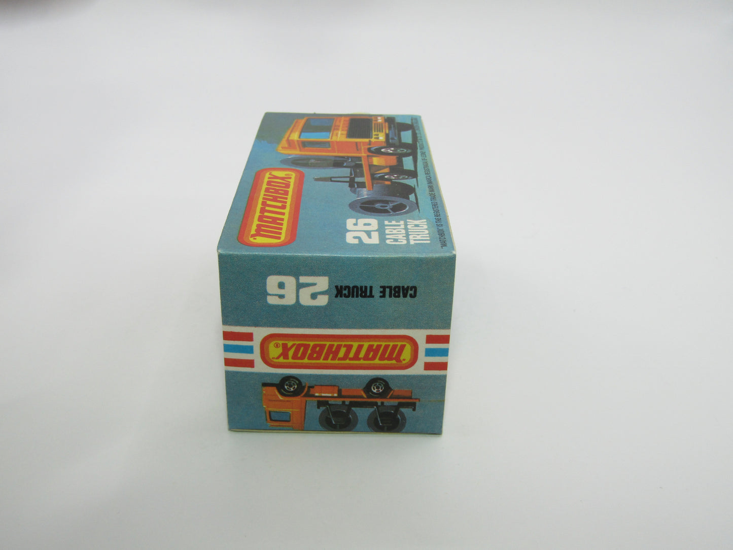 Matchbox Superfast No 26E Volvo Cable Truck RED Base MALTEESE CROSS Wheels