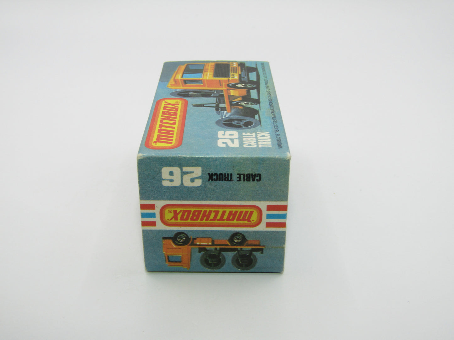 Matchbox Superfast No 26E Volvo Cable Truck MALTESE CROSS Wheels