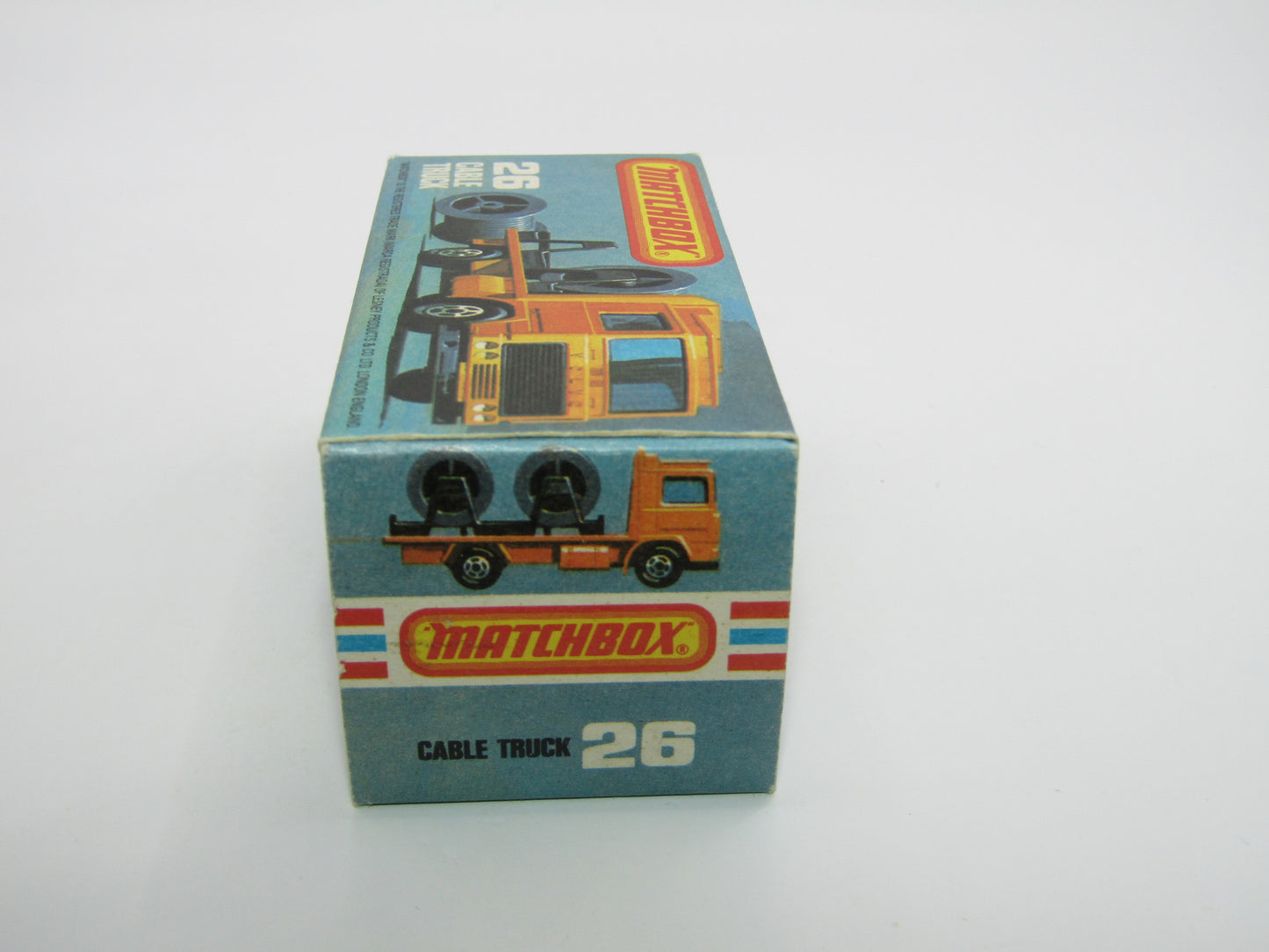 Matchbox Superfast No 26E Volvo Cable Truck MALTESE CROSS Wheels