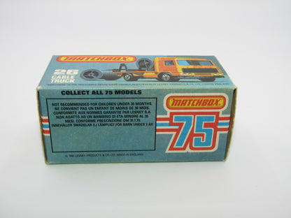 Matchbox Superfast No 26E Volvo Cable Truck MALTESE CROSS Wheels