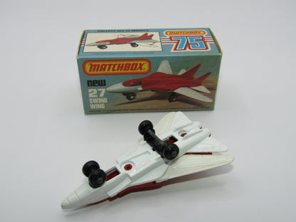 Matchbox Superfast No 27C Swing Wing No Tampo AMBER Windows
