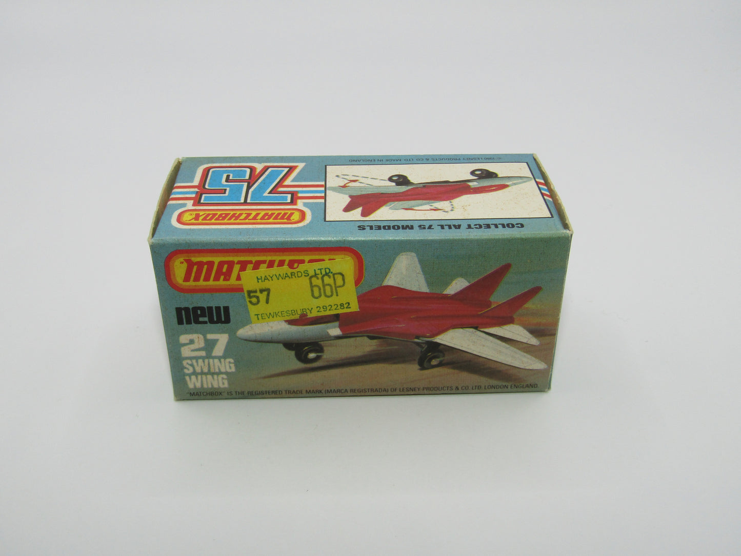 Matchbox Superfast No 27C Swing Wing No Tampo AMBER Windows