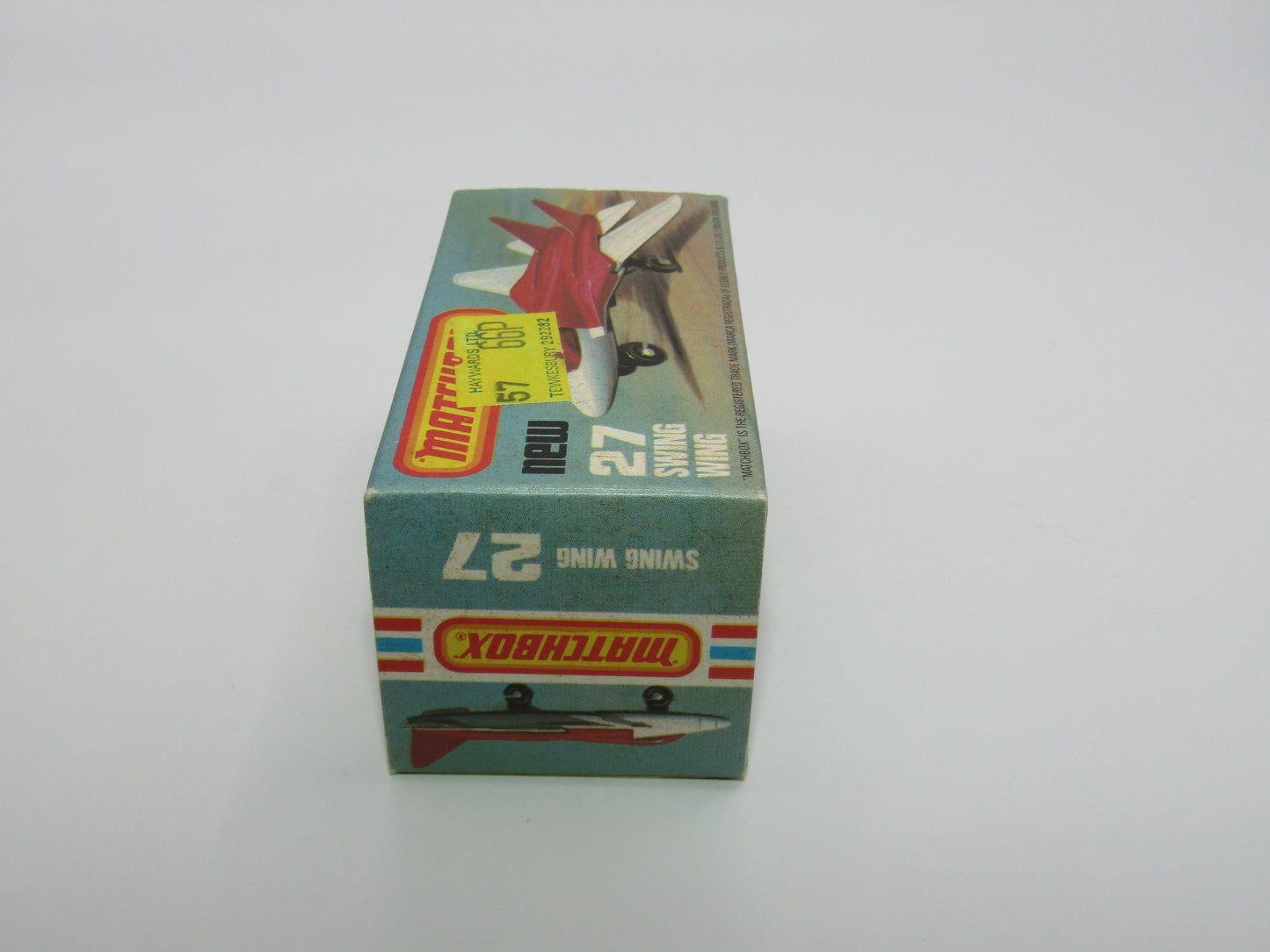 Matchbox Superfast No 27C Swing Wing No Tampo AMBER Windows